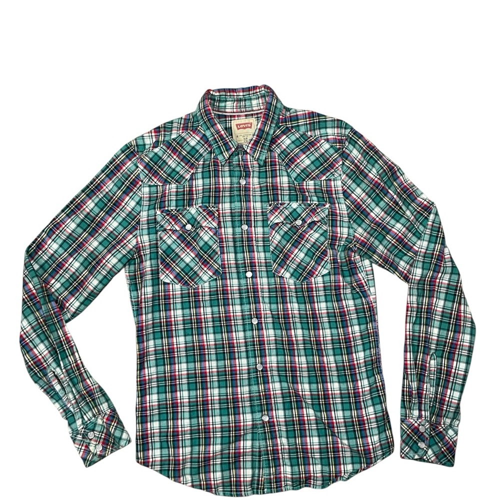 Levi's Men's Multicolor Plaid Button-Down Shirt